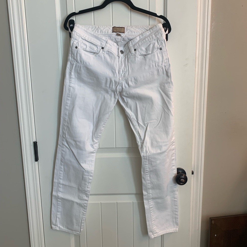 Paige Jeans Peg Skinny White 28